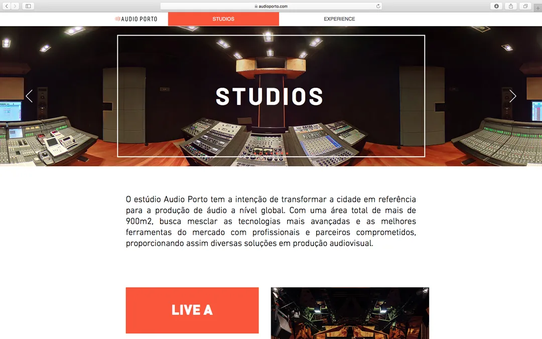 Site Audio Porto — 6