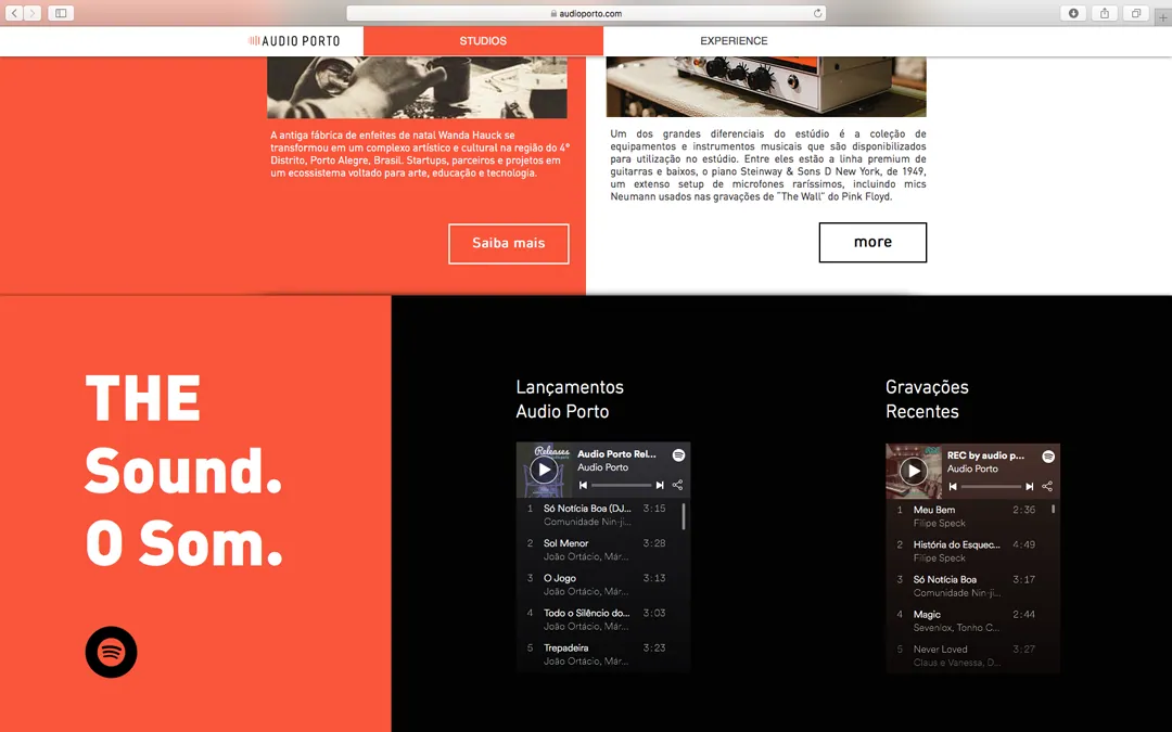 Site Audio Porto — 7